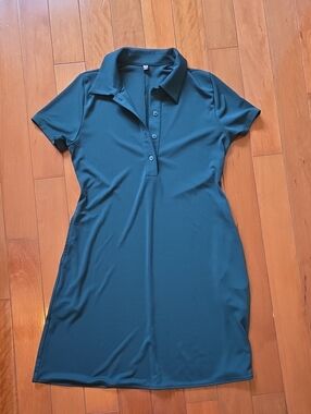 Uniqlo Men's Dark Teal Polo Dress